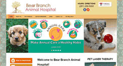 Desktop Screenshot of bearbranchanimalhospital.com
